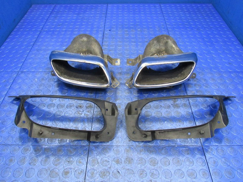 15-23 Dodge Charger Left & Right Exhaust Tip Tailpipe W/ Bracket Set P