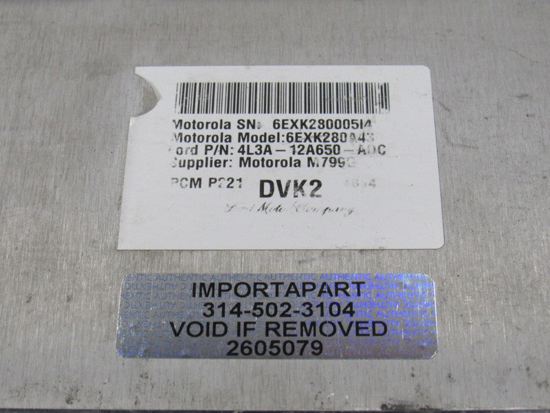 04 Ford F150 5.4L 4x2 ECU ECM PCM Engine Computer DVK2 4L3A-12A650-ADC