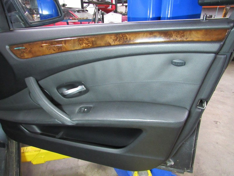 08-10 BMW 528 535 550 Right RH Passenger Side Front Door Trim Panel Bl