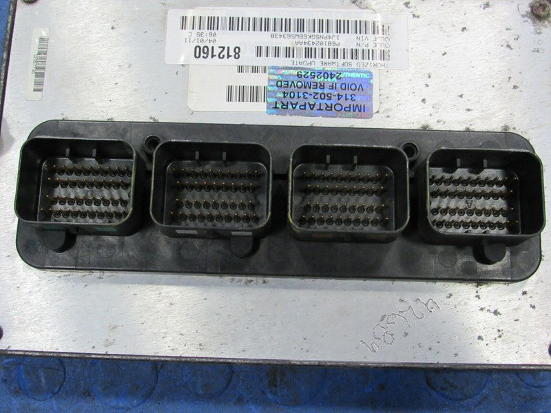 11 Jeep Liberty KK 3.7L V6 ECU ECM PCM Engine Computer 68102434AA 434 