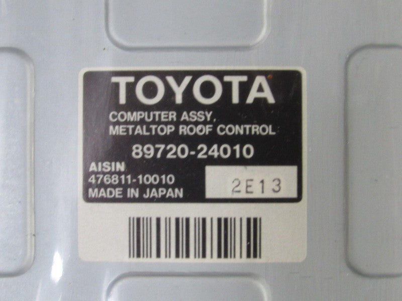 02-08 Lexus SC430 Convertible Top Control Module P/N 89720-24010