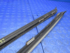 04-10 BMW X3 Jet Black Schwarz Windshield Molding Trim Set A-Pillar OE