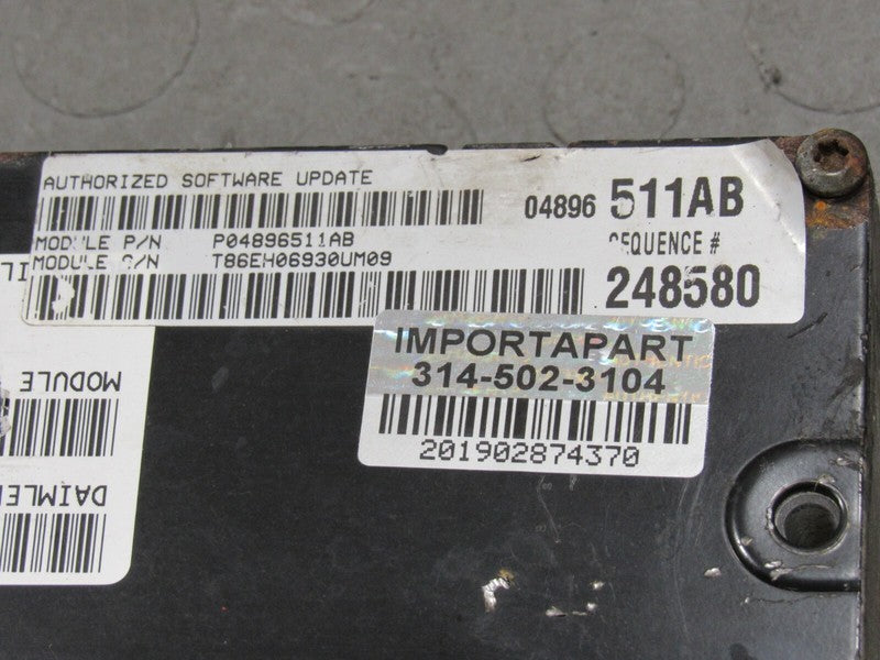 PLUG & PLAY 03-04 Concorde Intrepid Engine Computer ECU 04896511 PROG 