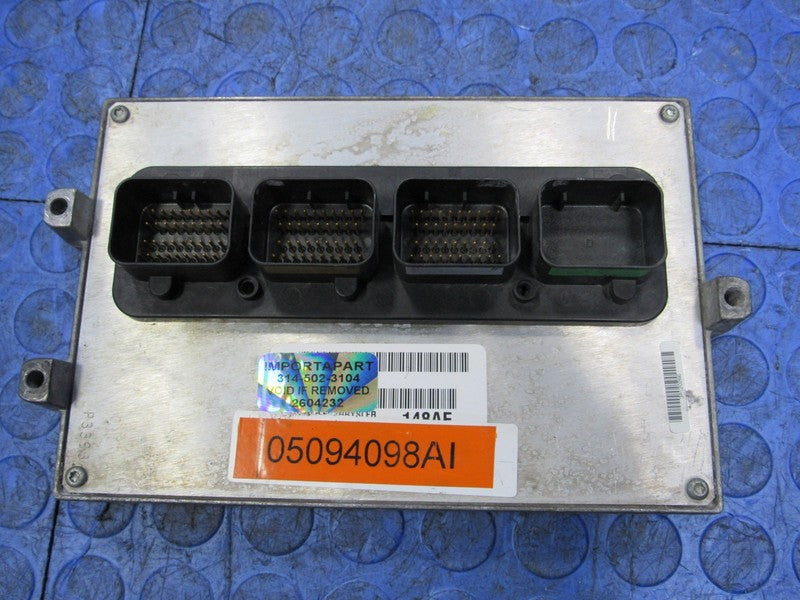 PROGRAMMED PLUG & PLAY 07 Jeep Wrangler JK 3.8L MT ECU 05094098AI 098 