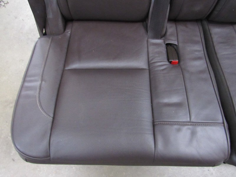 08-14 Cadillac Escalade Platinum Cocoa Brown Leather Third 3rd Row Sea