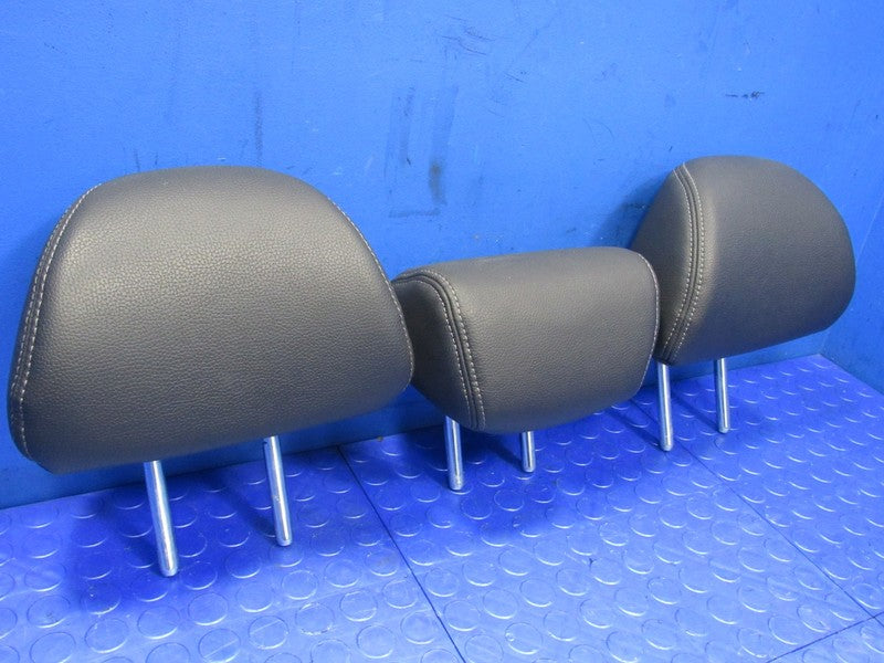 13-17 Honda Accord Sedan Rear Seat Headrests Head Rest Black Leather S