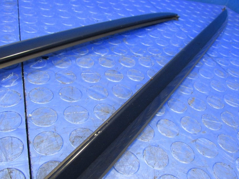 04-10 BMW X3 Jet Black Schwarz Windshield Molding Trim Set A-Pillar OE
