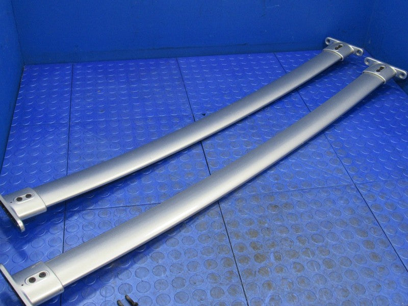 10-13 Acura MDX Roof Rail Luggage Rack Cross Bars Silver Front Rear OE