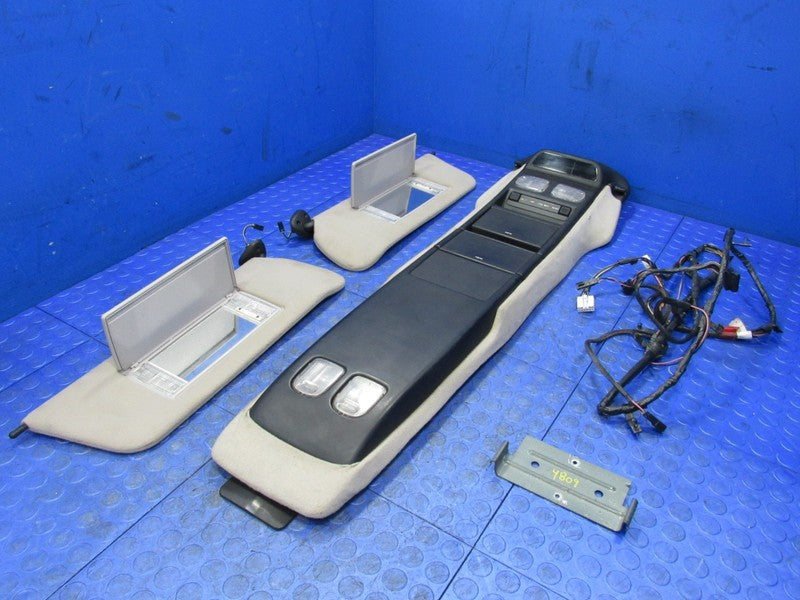 97-01 Jeep Cherokee XJ Overhead Roof Console Dome Display Info Sunviso