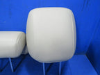 13-16 Nissan Pathfinder Rear 2nd Row Headrests Head Rests Set Tan Leat