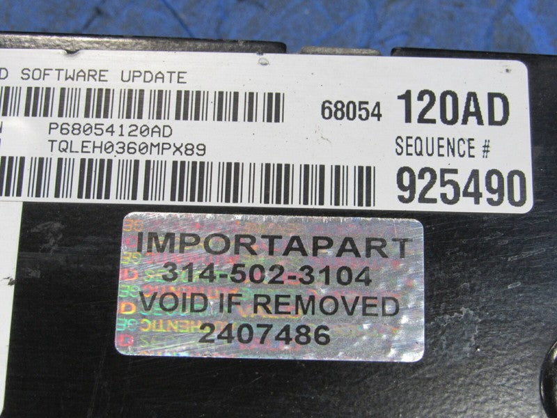 10 Charger 300 3.5 AT ECU ECM PCM Engine Computer Control 120 68054120