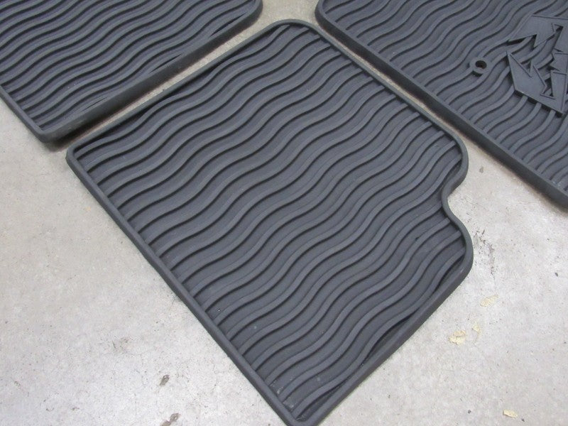 12-19 Fiat 500 Abarth All Season Floor Mat Set Rubber Black OEM Set 56