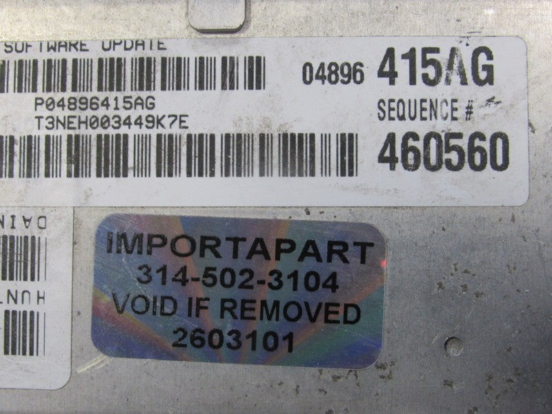 PROGRAMMED PLUG & PLAY 05 Chrysler 300 Magnum 5.7L ECM 04896415AG 415 