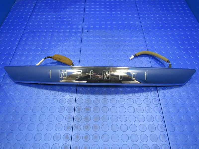 11-17 Infiniti QX56 QX80 Rear Liftgate Hatch Garnish Trim Camera Chrom