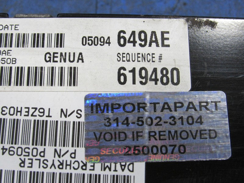 PROGRAMMED PLUG & PLAY 07 Jeep Commander 4.7L AT 4X4 ECM 05094649AE 64