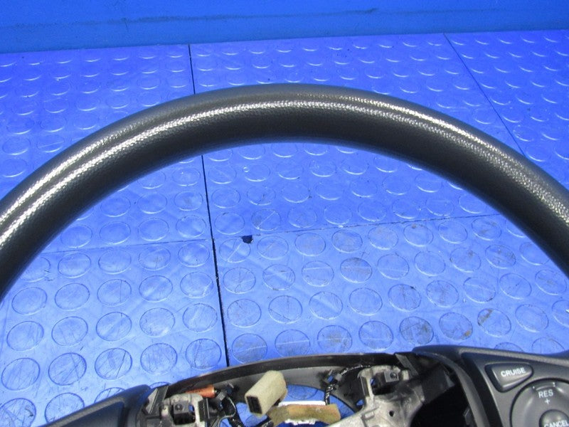 15-20 Honda Fit 16-22 HRV Black Vinyl Rubber Steering Wheel Cruise Swi
