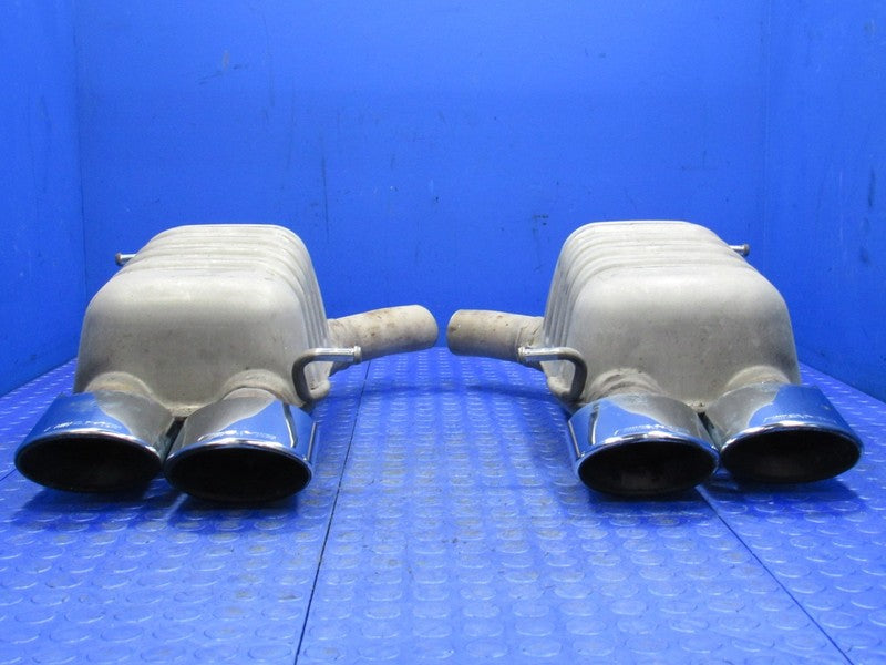 05-10 Mercedes-Benz SLK55 AMG R171 M113 Left Right Exhaust Muffler Set