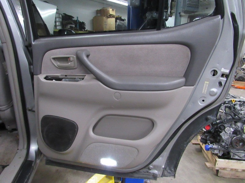 01-04 Toyota Sequoia SR5 Right RH Passenger Side Rear Door Trim Panel 