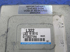 03-04 Mazda 6 2.3L AT TCU TCM Transmission Control Module Unit L322 18