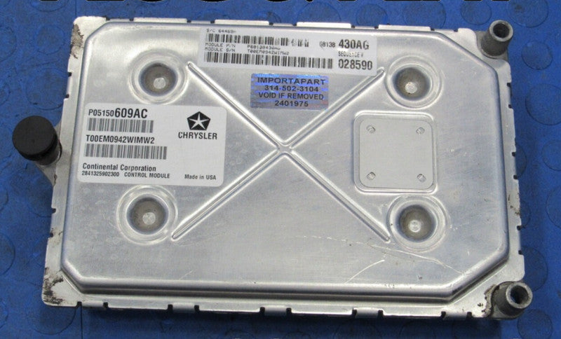 PROGRAMMED PLUG & PLAY 12 Charger 300 3.6L ECU ECM PCM 68138430AG 430 