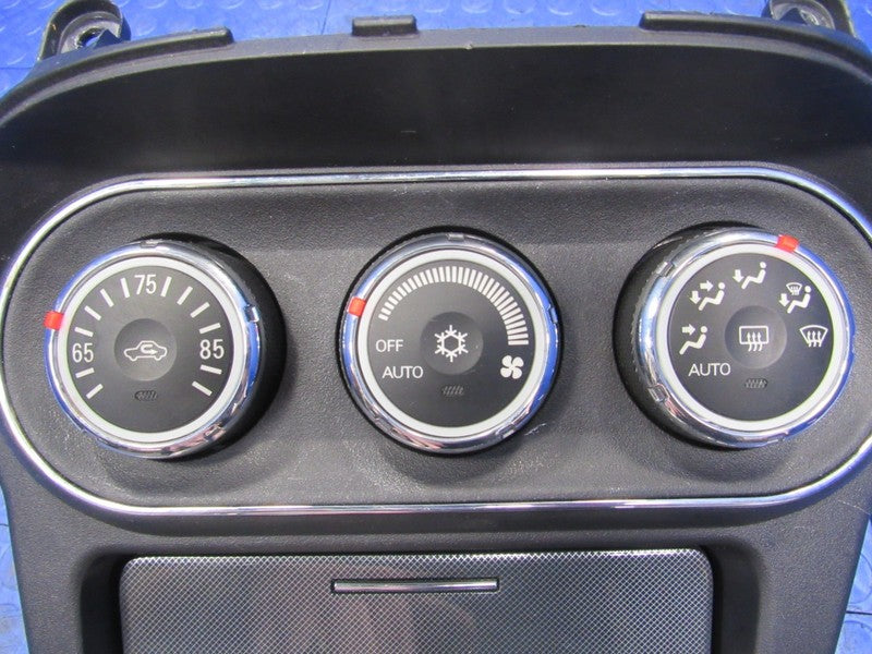10-12 Mitsubishi Lancer Climate Control Heater Radio Surround Black Be
