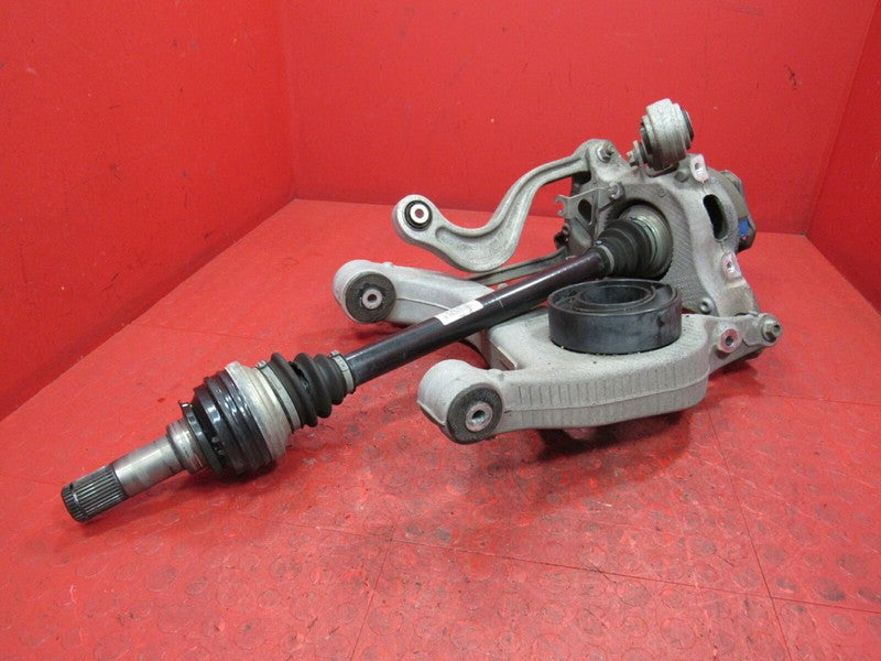 10-13 Porsche Panamera Right Rear Spindle Knuckle Hub Control Arm Axle