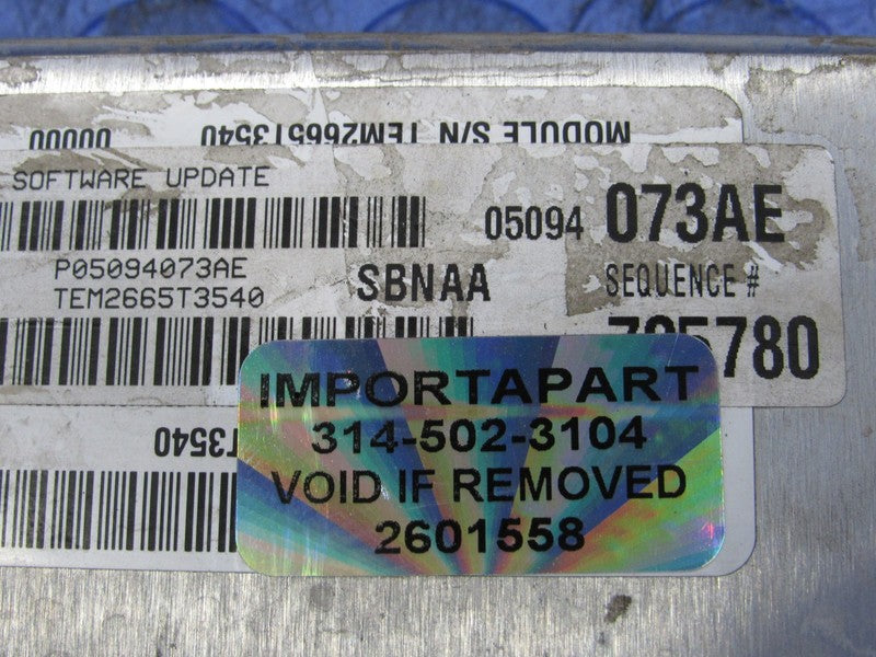 PLUG & PLAY 06 Dodge Durango 4.7L 4x4 Engine Computer ECU 05094073 PRO