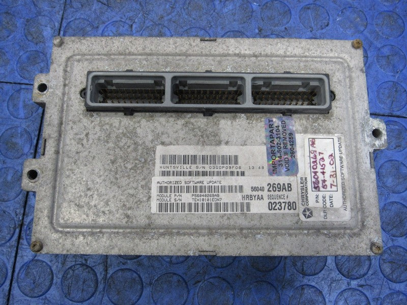 PROGRAMMED PLUG & PLAY 01 Dodge Ram 1500 5.2L AT ECM 56040269AG 269 PR
