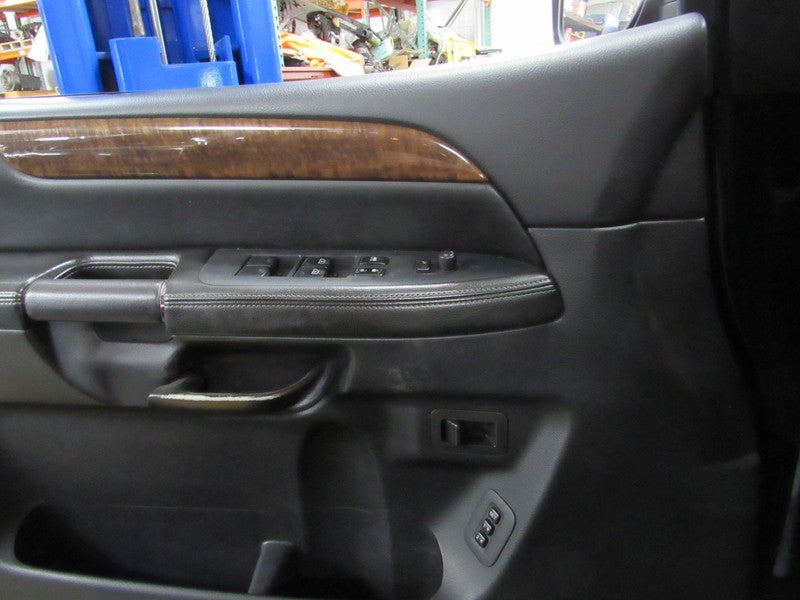 10-14 Nissan Armada Left LH Driver Side Front Door Trim Panel Black W/