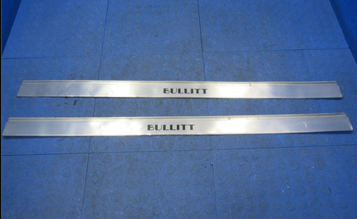 01 Ford Mustang GT Bullitt Left Right Aluminum Door Sill Scuff Plate P