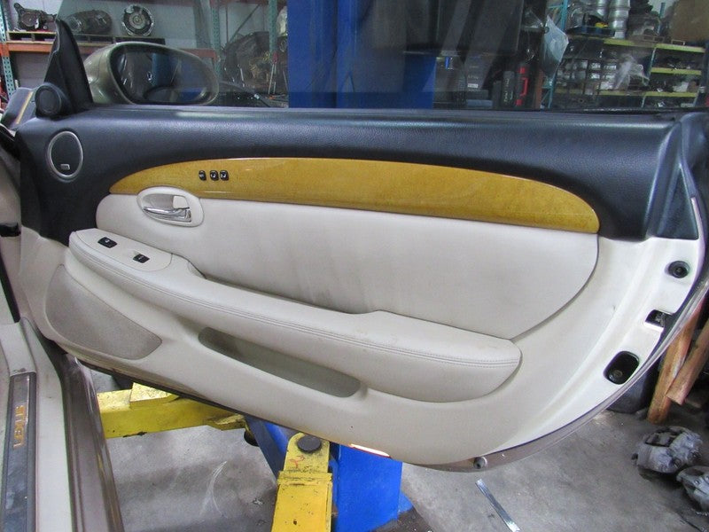 02-05 Lexus SC430 Right RH Passenger Side Front Door Trim Panel W/O Sw