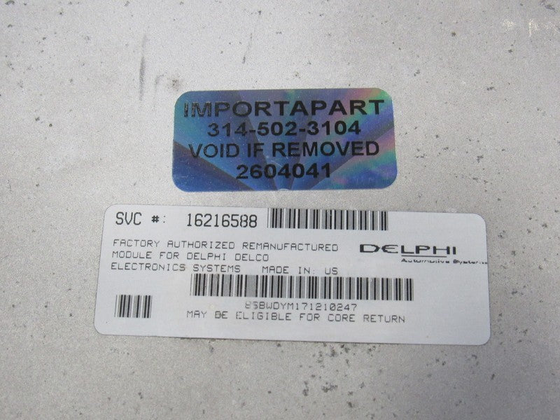 96-02 Chevy GMC Truck Van 6.5L Diesel ECU ECM PCM Engine Computer 1621