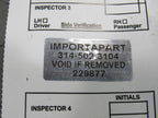 11-21 Jeep Grand Cherokee WK2 Left LH Driver Side Rear Door Glass Wind