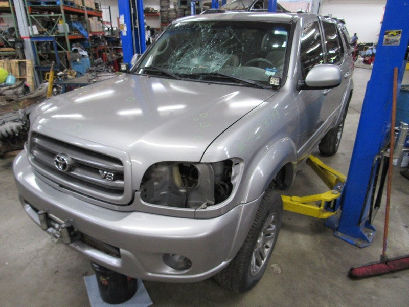 01-07 Toyota Sequoia Right RH Passenger Side Power Door Mirror Silver 