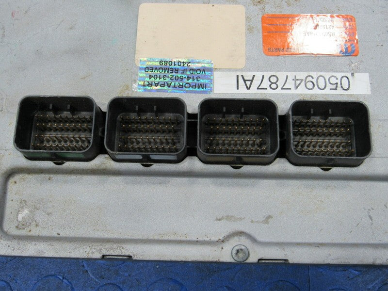 06 Dodge Stratus Sebring 2.7 ECU ECM PCM Engine Computer 05094787AI 78