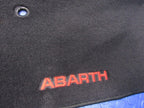 12-19 Fiat 500 Abarth Left Right Carpeted Floor Mat Set Pair Black Gen