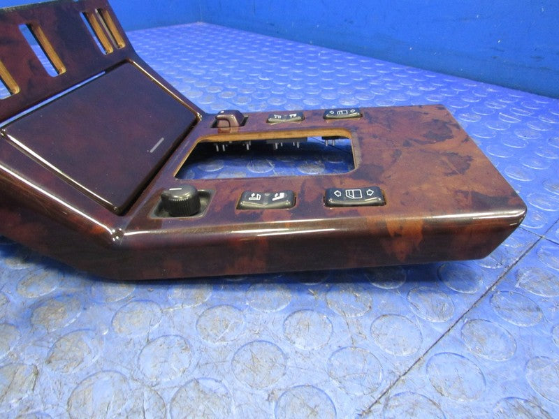 90-95 Mercedes R129 SL500 300SL Front Center Console Shift Bezel Walnu