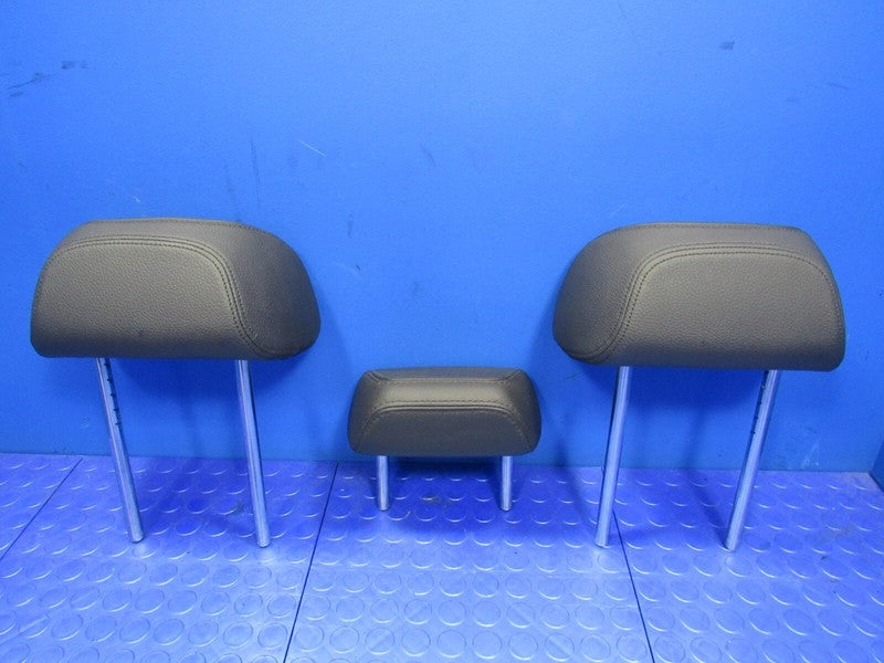 14-18 BMW X5 F15 2nd Row Rear Seat Head Rest Headrests Set Leather Bla