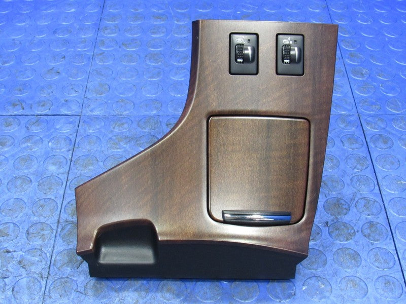 09-12 Toyota Venza Front Center Console Storage Ash Tray Bezel Wood Br