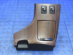 09-12 Toyota Venza Front Center Console Storage Ash Tray Bezel Wood Br
