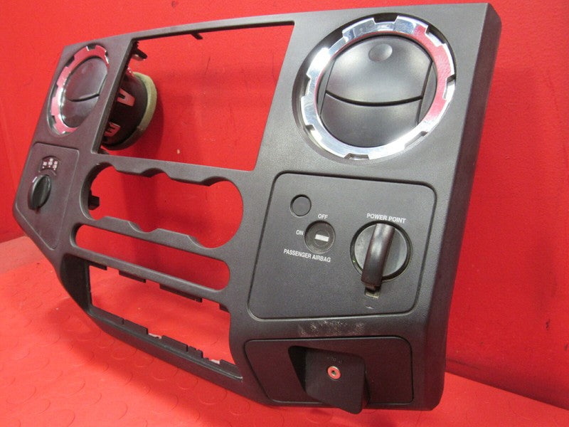 08-10 Ford F250 F350 Super Duty Heater Radio Bezel Surround Trim Black