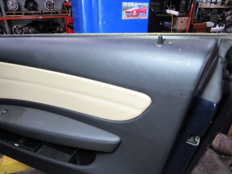 09-11 BMW 128 135 Right RH Passenger Side Front Door Trim Panel Tan