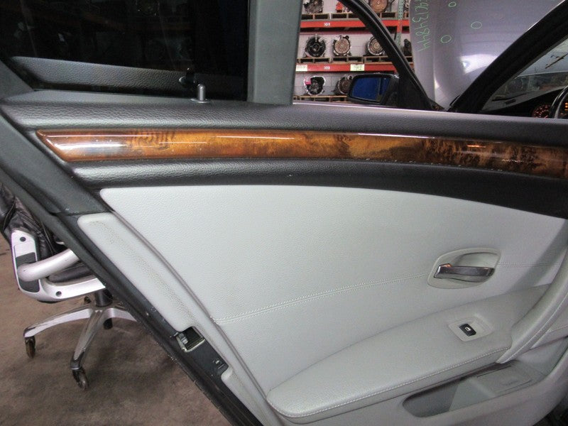 08-10 BMW 528 535 550 Sedan Left LH Driver Side Rear Door Trim Panel G