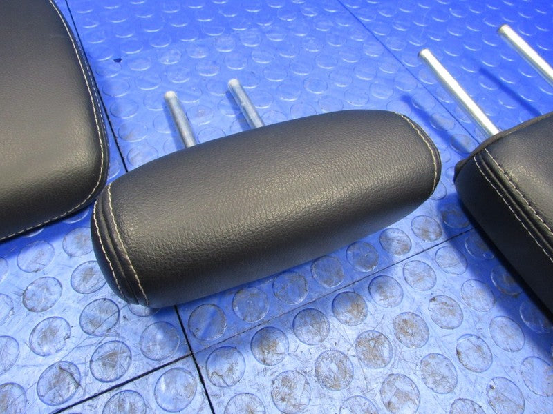 13-18 Ram 1500 Crew Cab Rear 2nd Row Headrests Set Black Leather 6972