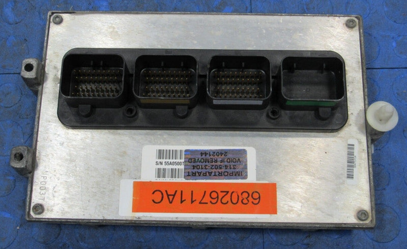 PLUG & PLAY 07 Grand Cherokee 3.7L Engine Computer ECU 68026711 PROG 2