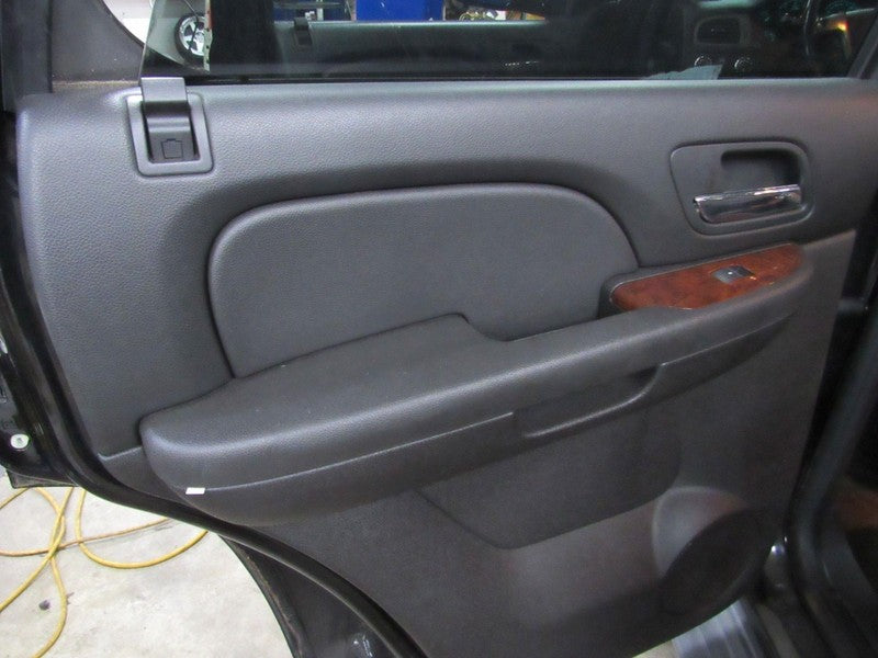 07-09 Yukon Tahoe Left LH Driver Side Rear Door Trim Panel Black