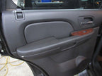 07-09 Yukon Tahoe Left LH Driver Side Rear Door Trim Panel Black