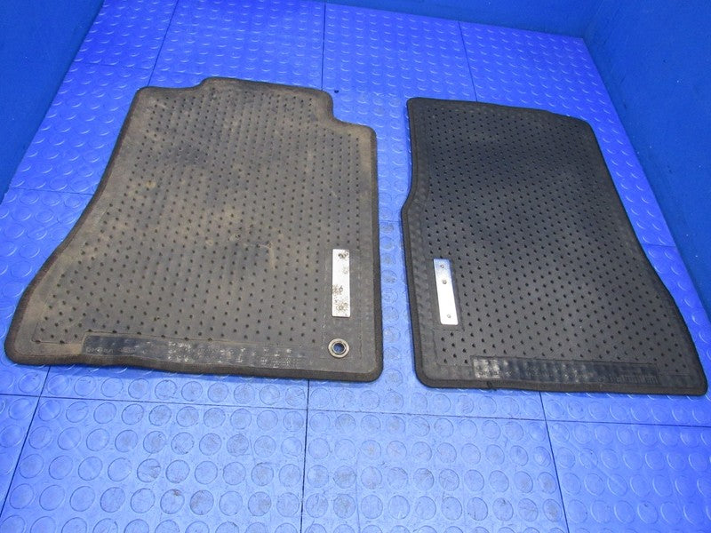05-09 Ford Mustang Shelby GT Carpet Front Floor Mat Set Emblem Black O