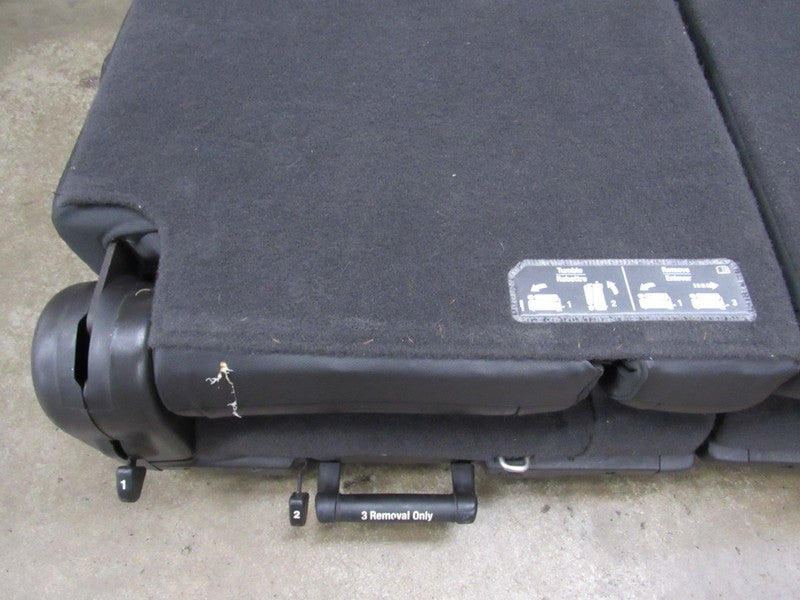 07-14 Tahoe Yukon Suburban Escalade Black Leather Third 3rd Row Seat 3