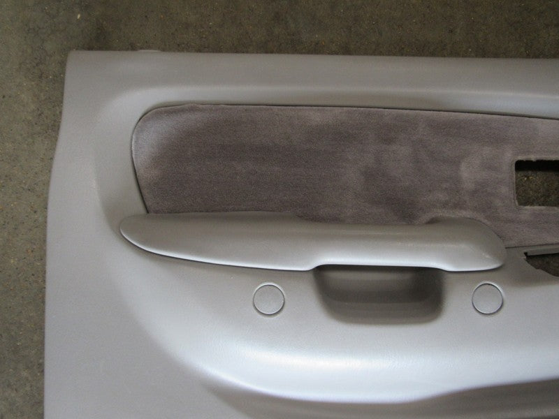 01-04 Toyota Tacoma Left Right Door Card Panel Set Power Windows Gray 